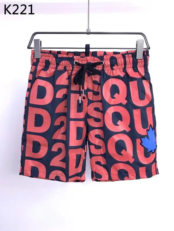 

2022 летние офисные Dsquared2 мужские брендовые пляжные шорты с принтом свободная одежда для плавания со шнурком