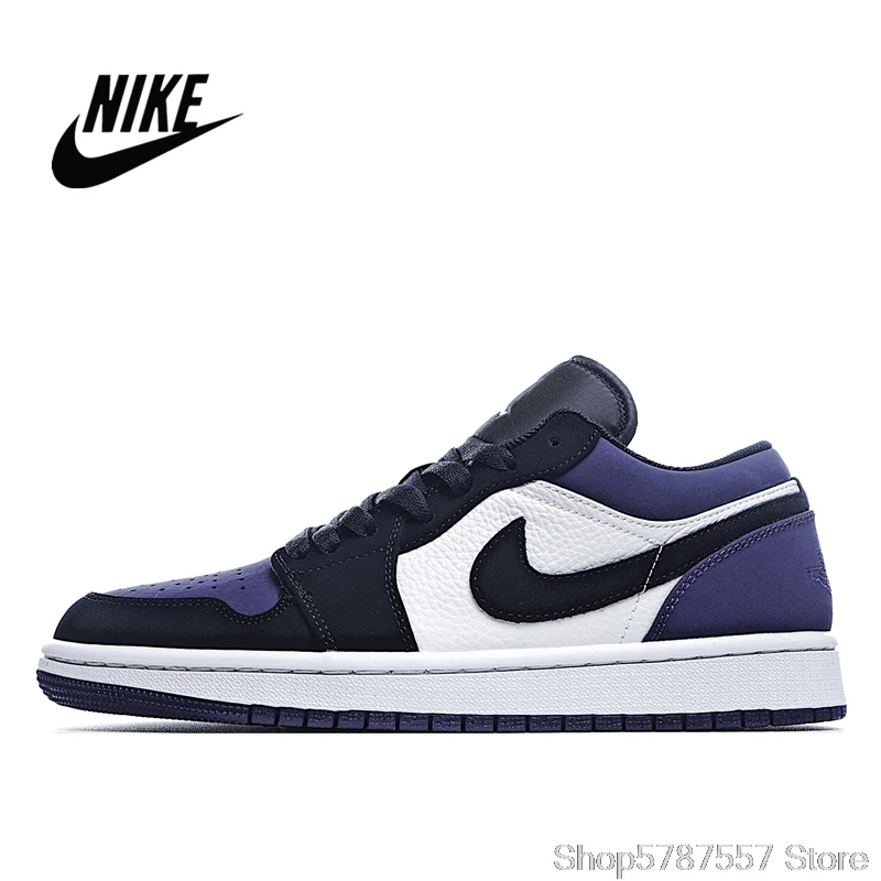 Nike Air Jordan 1 низкая суда фиолетовый 553558-125 обувь для мужчин и  женщин Баскетбол обувь; Прямая доставка; Размеры 36-45 CK3022-005 - купить  по выгодной цене | AliExpress