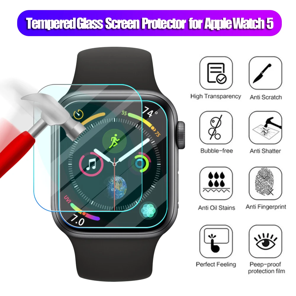 Модные 3D Защитные пленки для экрана задняя крышка 9H полуобложка 40 мм 44 защита от