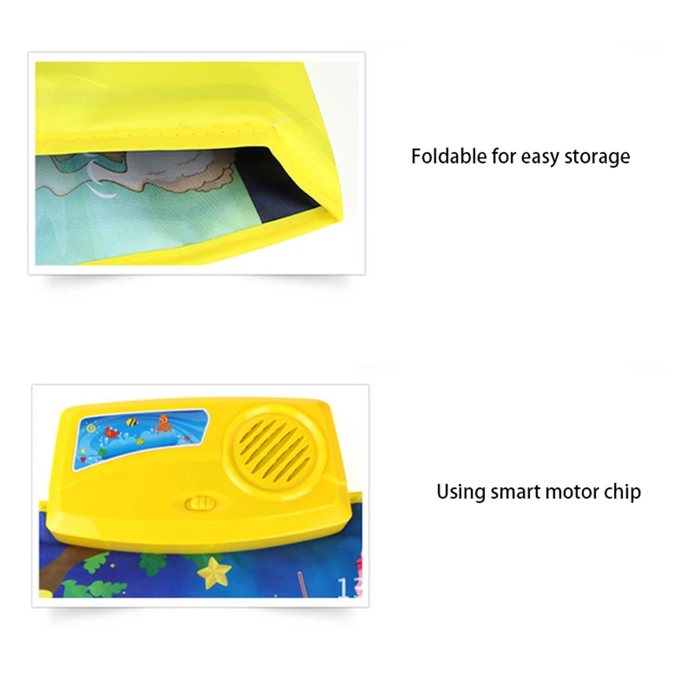 Детские развивающие игрушки музыкальный коврик с животными Раннее Обучение