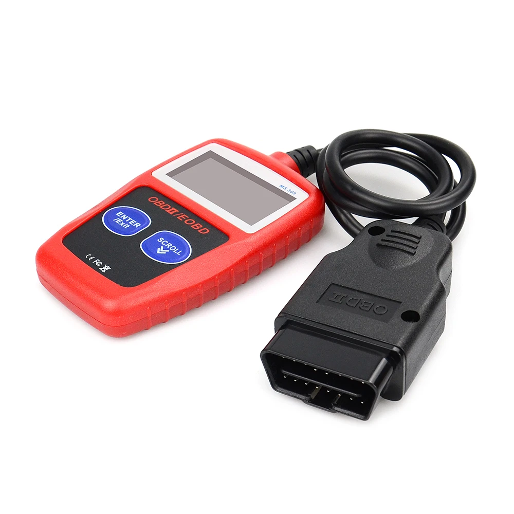 MS309 OBD2 сканер многоязычный Автомобильный двигателя диагностический инструмент