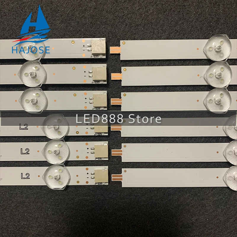 Светодиодный Подсветка полоса лампа для LG 50 &quotROW2.1 REV 0 4 50LN575S LC500DUE (доставка SF
