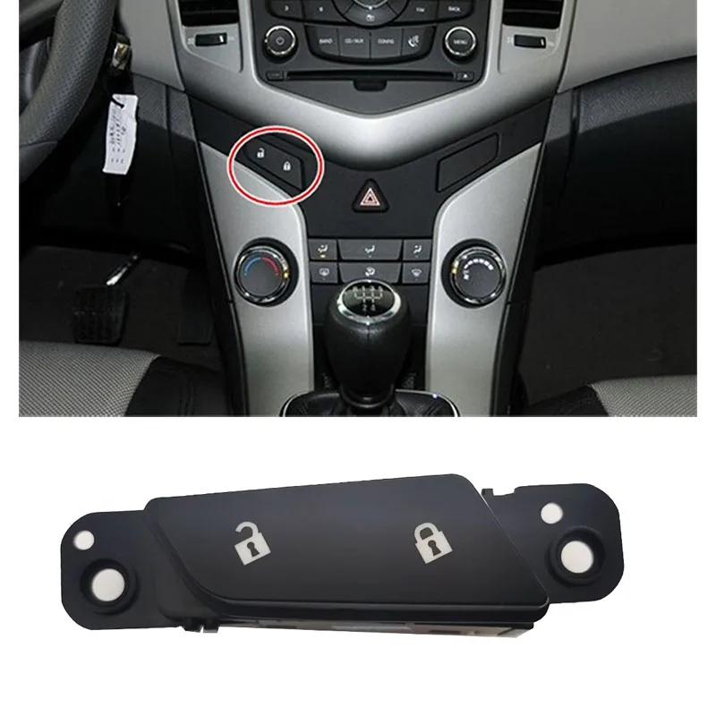 

car dashboard safety button center console locking door lock control button For Chevrolet Cruze 2009 2010 2011 - 2015
