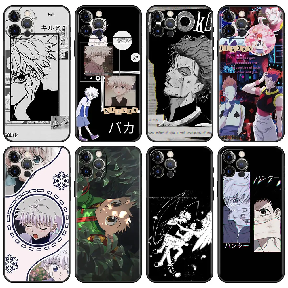 

Luxury Soft Case For Apple iPhone 13 12 Mini 11 Pro 7 XR X 6 6S XS Max 5 5S SE 8 8S Plus Tpu Phone Cover Anime Hunter X Hunters