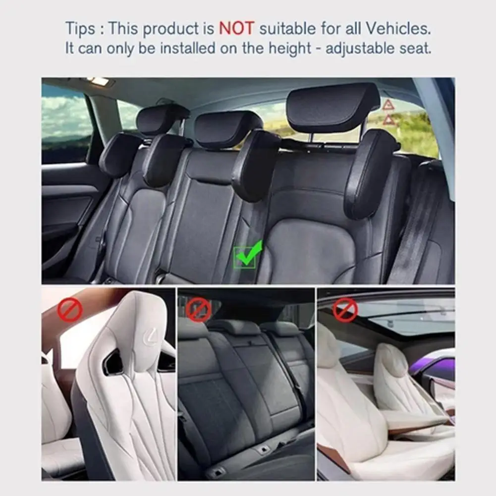 

Adult Child Car Headrest Neck Rest Travel Pillow Car Seat Head For Car Solutions U-shaped Support Cushions T0V0