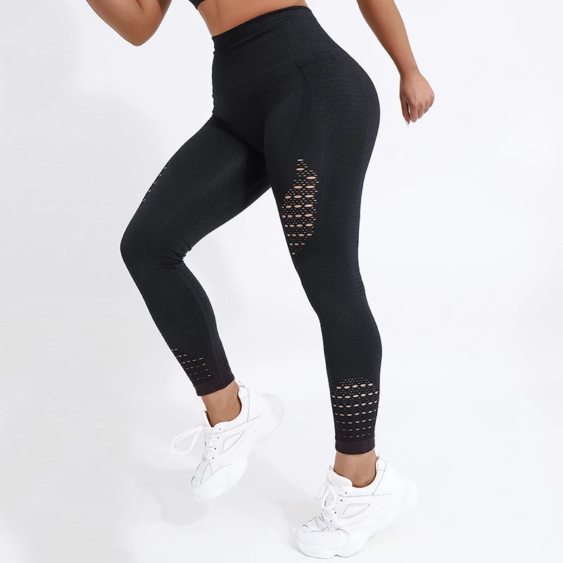 Женские легинсы для фитнеса NORMOV повседневные бесшовные джеггинсы пуш ап занятий