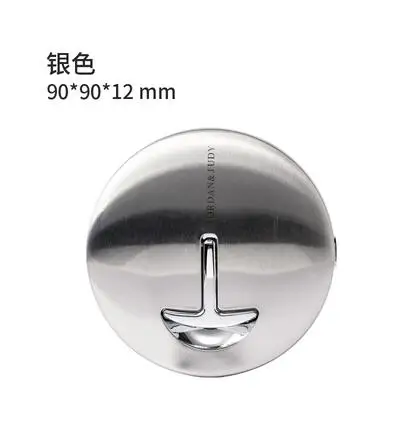 silver Xiaomi портативное HD зеркало для макияжа, светодиодный светильник синего цвета, косметическое зеркало, мини сенсорное управление, чувствительное зеркало для красоты, шоппинга - Цвет: silver
