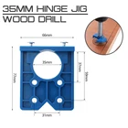 Направляющая для установки петель из АБС-пластика, 35 мм, для сверления отверстий под ПЕТЛИ МЕБЕЛЬ, дверь, шкаф, инструмент для столярных работ