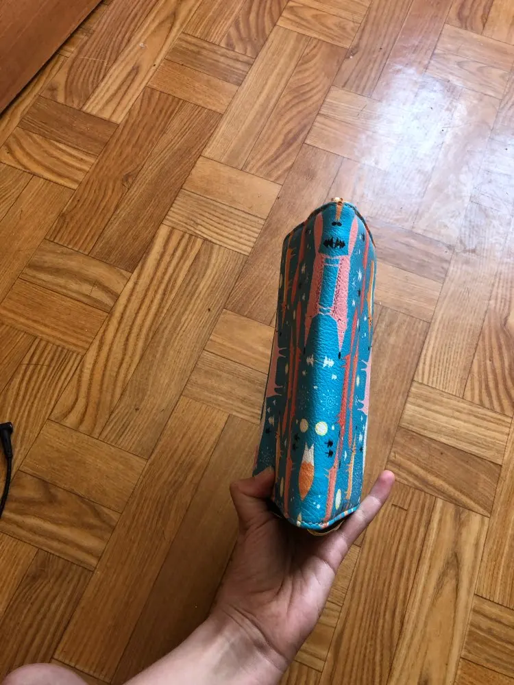 Женские кошельки с рисунком из мультфильма тикин длинный кожаный кошелек для