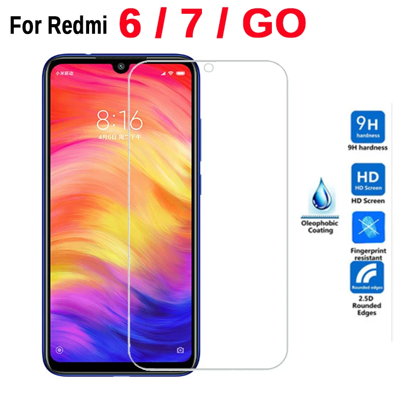 Закаленное стекло на Redmi Note 7 Защита экрана для Xiaomi 6a 6 Pro 6pro 7pro A защитная пленка