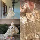 Платья для девочек, пышная юбка с золотыми блестками и цветочным принтом, платья для празднования дня рождения