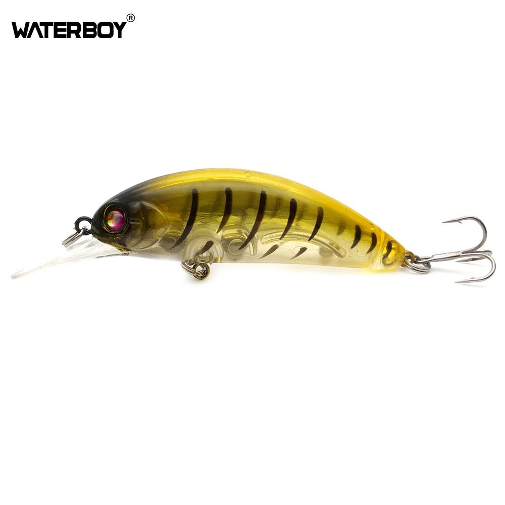 

WELLSHR Reflective 3DS Colorful Minnow Fishing Bait 6.5cm 2.6in 8.5g 0.3oz Lifelike Color Artificial Iscas Fishing Bait