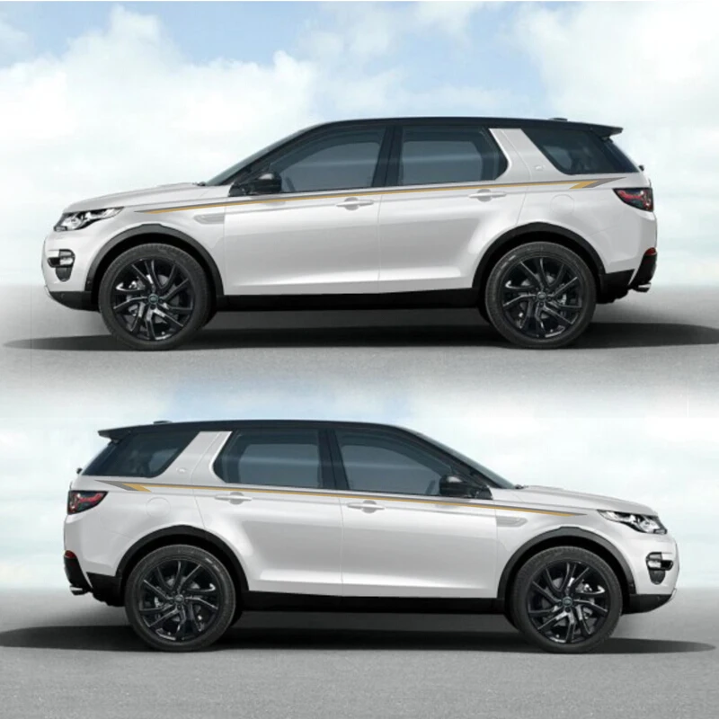 Виниловые наклейки для автомобилей гоночные спортивные полосы RANGE ROVER LR4 HSE LUX Sport