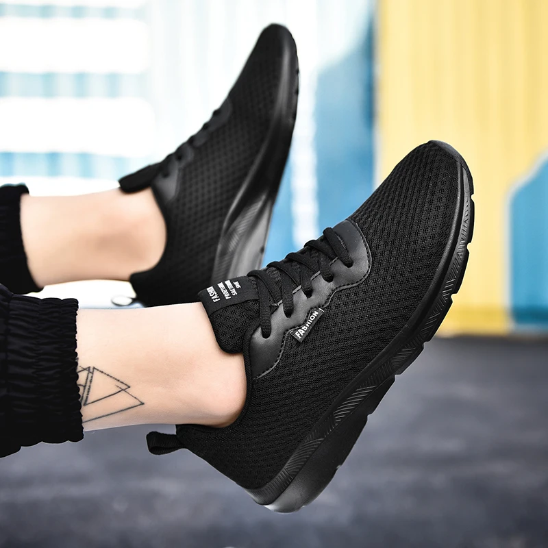 

Sneaker Man Casual Shoe Causal Shoes For Men Casual Fashion Sapato Black Sapatos Mens Sports Adult Sneakers Light Breathable