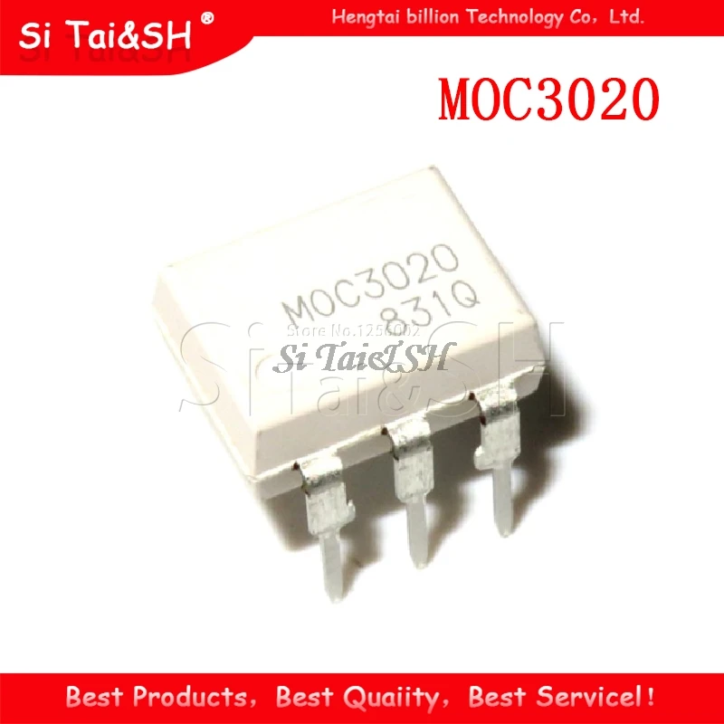 10 шт. MOC3020 MOC3021 MOC3022 MOC3023 MOC3041 MOC3043 MOC3052 MOC3061 MOC3062 MOC3063 DIP6 DIP и IC | Электронные компоненты