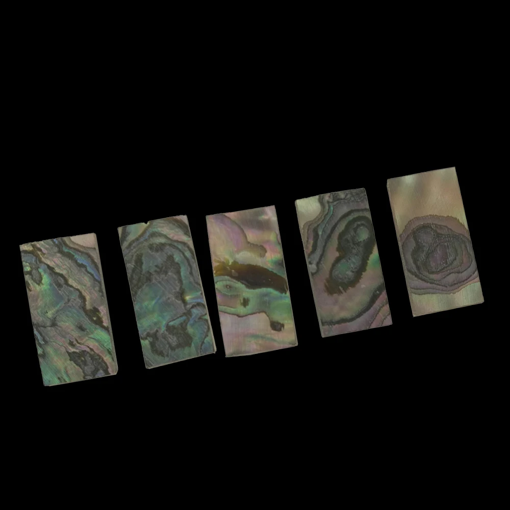 20 шт./партия Abalone инкрустация Материал Точки прямоугольник DIY Красочные гитары аксессуары для гавайской гитары 10*20 мм в ширину