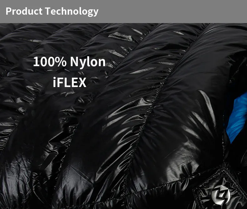 AEGISMAX D Открытый Кемпинг FP650+ утолщаются 10℉~ 23℉ теплый спальный мешок типа «кокон» 90% белый утиный пух Зимний ветрозащитный спальный мешок
