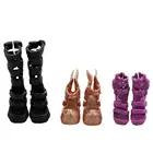 3 парлот, модная дизайнерская обувь, смешанные стильные пластиковые босоножки на высоком каблуке, босоножки для кукол Monster High, аксессуары для кукольного домика, детская игрушка