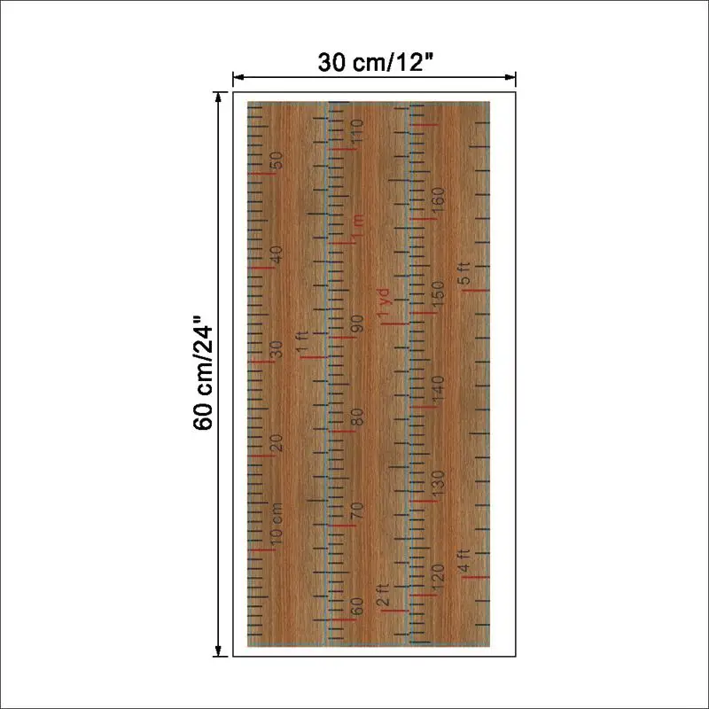 Акция! Деревянная линейка для детского роста настенные наклейки детской комнаты