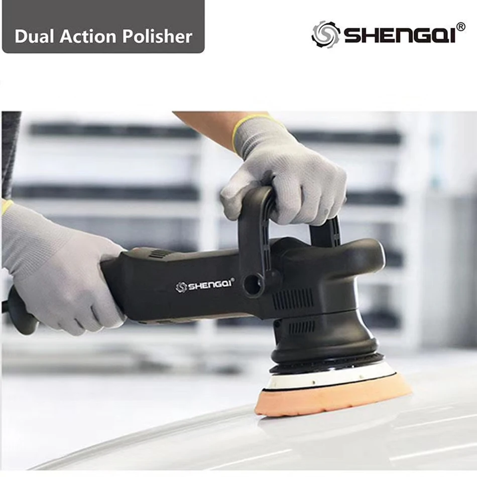Car Polishing Machine DA 6inch 21mm Orbit Dual Action Auto Polisher Variable Speed Sander Buffing Waxing Machine