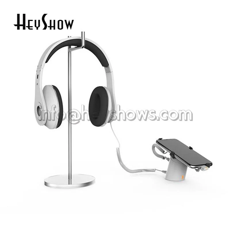 6 PCS Smart Phone Burglar Alarm Display Stand System Cellphone Security Anti-Theft Charging For Mobile Phone/Tablet With Claws