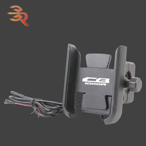 for honda cb1000r cb 1000 r sc60 sc80 2008 2013 2014 2015 2016 2017 2018 2019 2020 2021 motorcycle phone holder with usb charger free global shipping