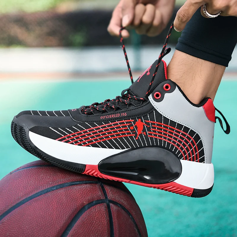 

New hot high-end men's basketball shoes, youth campus running casual shoes, trendy fashion outdoor personalized sports shoes