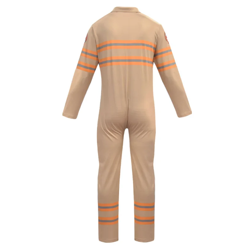 kids ghostbusters jumpsuits cosplay costume kids boy girl ghostbusters work bodysuit cosplay party halloween christmas costume free global shipping