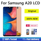 Оригинальный ЖК-дисплей AUMOOK для Samsung Galaxy A20, сменный сенсорный экран с дигитайзером для Samsung A20, A205, A205F, экран дисплея
