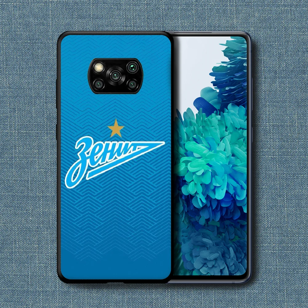 

FC Soccer Football Zenit Phone Case For Xiaomi Mi Note 10 A3 9 MAX 3 A2 8 9 Lite Pro Ultra black Shell Silicone Back Trend Cell