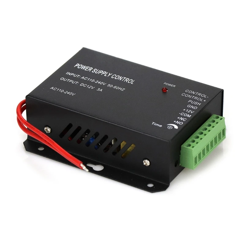 N0HC Multifunctional Access Control Power Supply for Door AC 110-220V to DC 12V Dual Heat Sink Temperature Resistant | Безопасность и