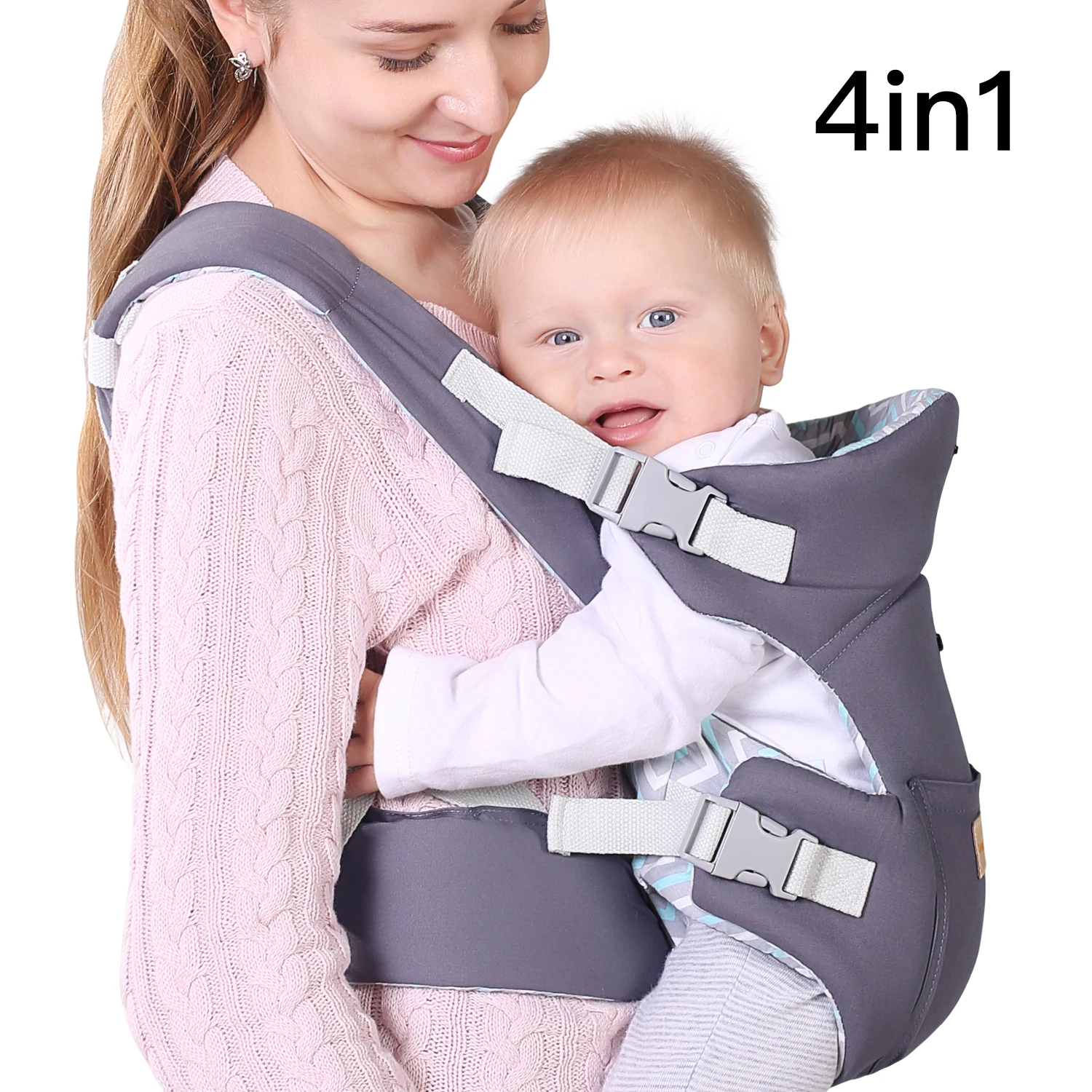 

4-in-1 Ergonomic Baby Carrier, 8 - 32 lbs