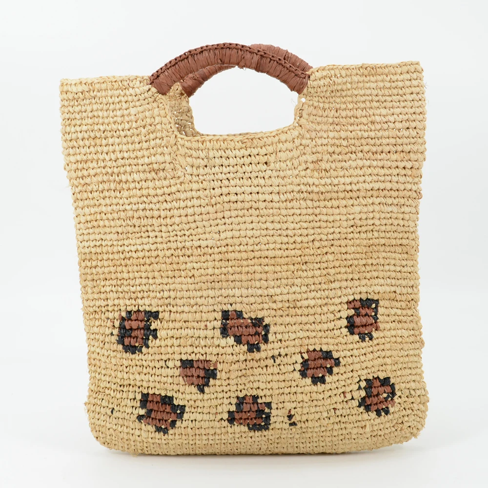 

Hot Straw Bag Women Handbag Bohemia Beach Bags Handmade Wicker Summer Tote big Bags Rattan Shoulder Messenger Bags