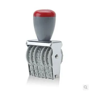 Колесные ролики, 6 знаков,  светильник-серый, высота слов составляет около 5 мм