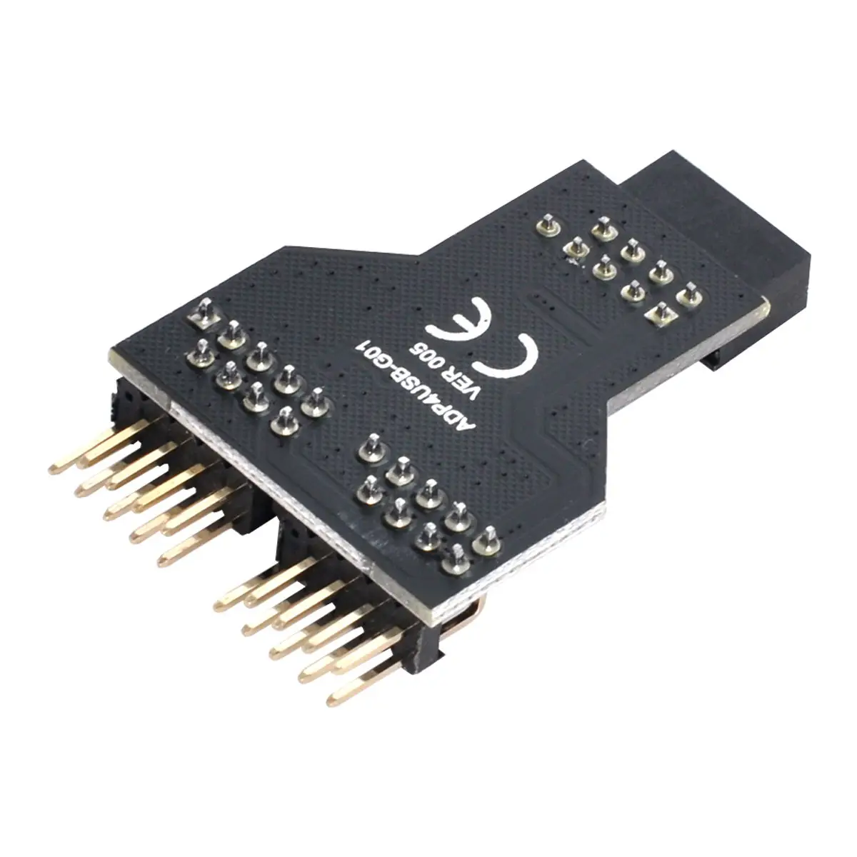 CY материнская плата 9pin USB 2 0 Заголовок от 1 до Женский удлинитель концентратор