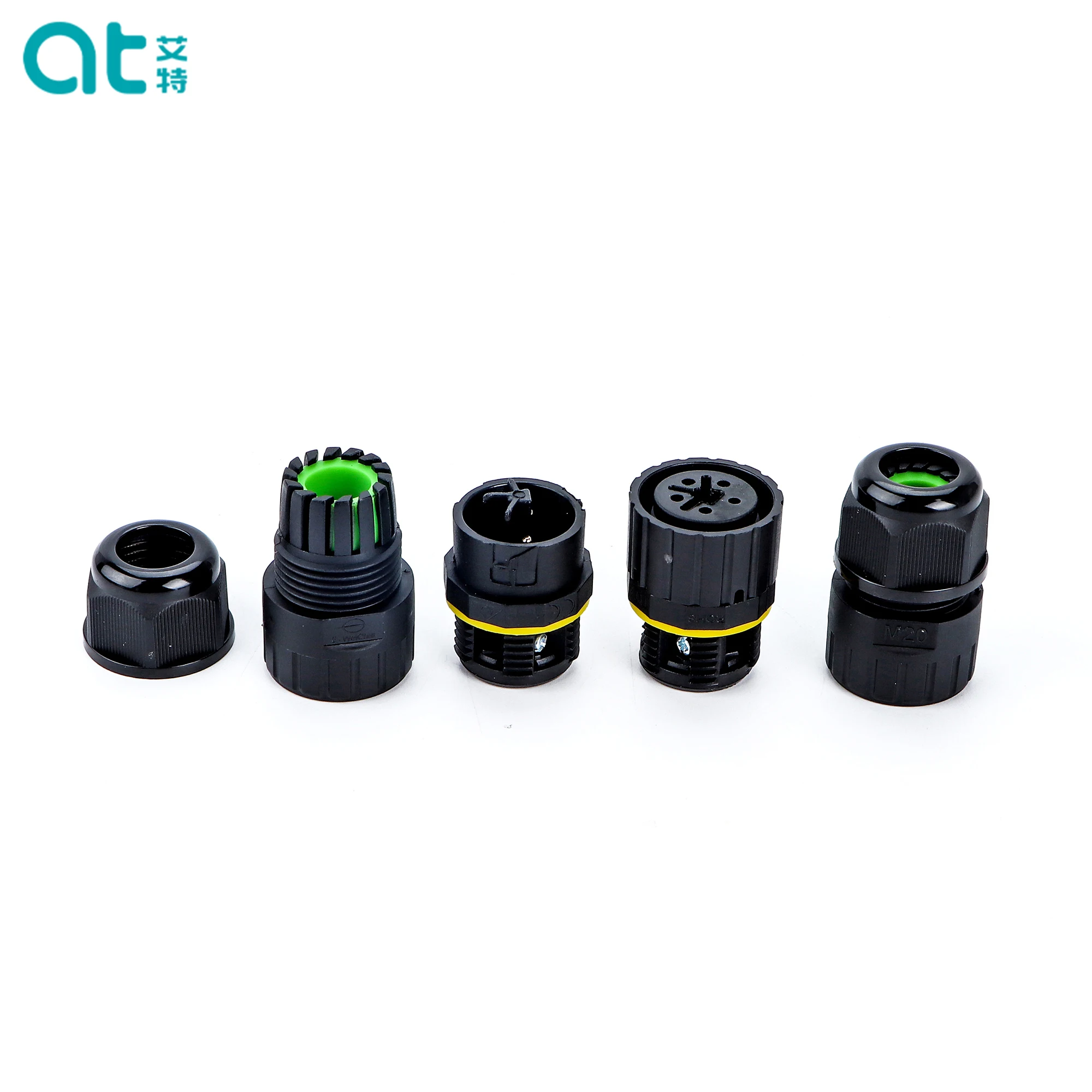 M20D Male Female Connectors Power Electric Screw Cable Wire IP68 Rated Waterproof | Обустройство дома