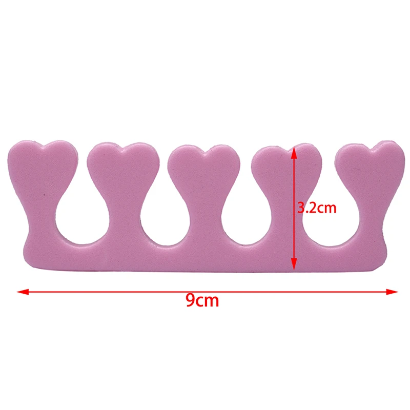 

50pcs/Pack Fingers Toes Separators Foots Sponge Soft Gel UV Beauty Tools Polish Manicure Pedicure Pink Nail Art Finger Separator