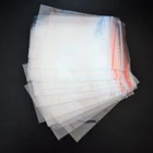 100 шт., пластиковые пакеты разных размеров для ювелирных изделий