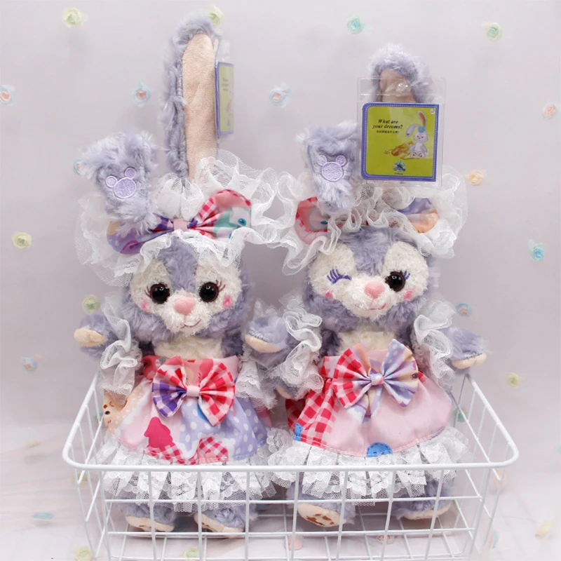 

38cm Disney New Star Delu Plush Toys Dolls Wink Round Eyes Cute Flower Skirt Star Delu Cartoon Rabbit Princess Stuffed Toy Gifts