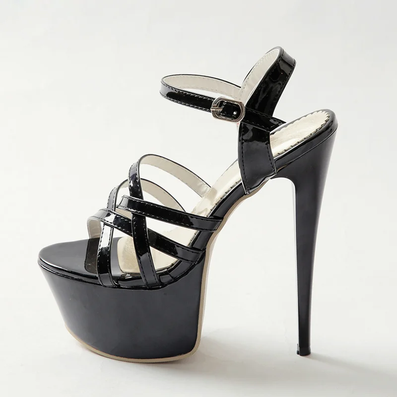 Босоножки с ремешками женские на платформе роскошные модные сандалии-гладиаторы