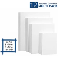 new painting canvas panels 5x7 8x10 9x12 11x14 inch 3 each 12 pack for acrylic oil art for artists painterskids