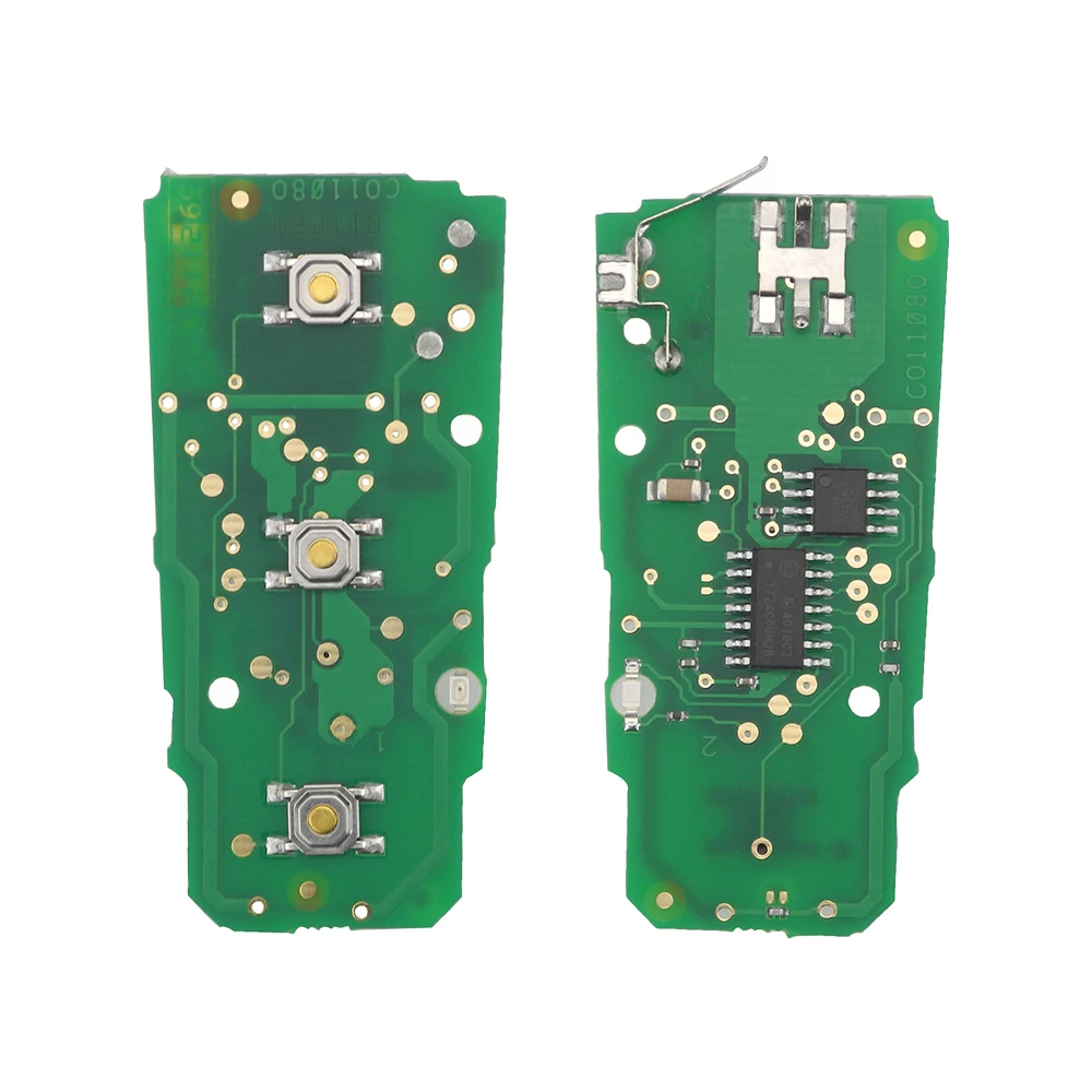 

WhatsKey 5Pcs 3 Buttons Smart Remote Car Key for Volkswagen 3C0959752BA 433Mhz ID48 Chip fit For VW Passat B6 3C B7 Magotan CC