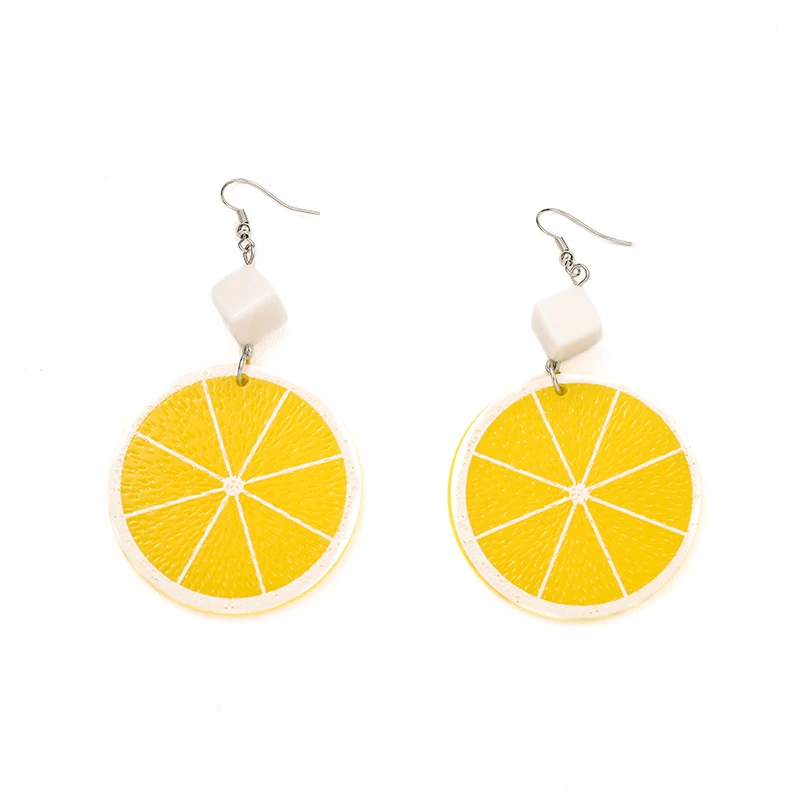 

Yellow Earrings nian New Style Tide South Korea Graceful Online Influencer Summer Little Daisy Fresh Versatile Female Stud