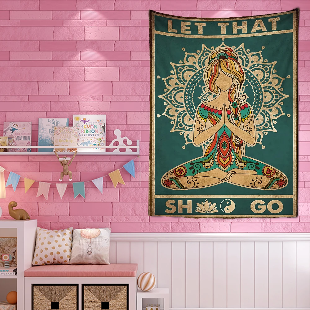 Статуя Будды 7 чакр мандала хиппи психоделическая Йога Настенная подвеска