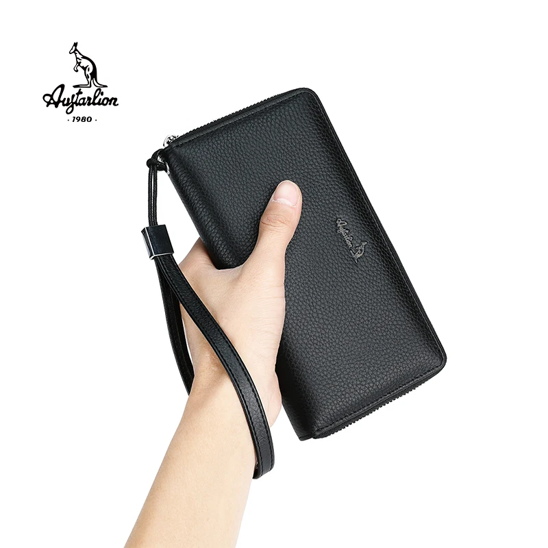 Мужской Роскошный кошелек для мужчин кошельки классический длинный стильный