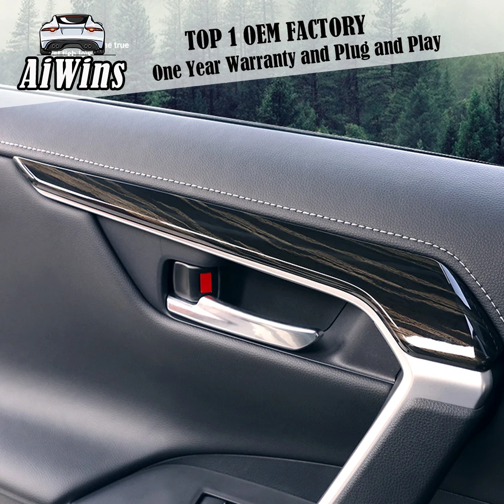 

Car style For 5Th Toyota RAV4 2020 Interior door panel trim strip interior modification of door trim strip