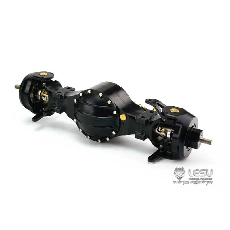 Металлический LESU передний дифференциальный замок ось для RC 1/14 TAMIYA тракторный