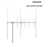 Двухдиапазонная Антенна HYS Yagi VHFUHF 144430 МГц, 100 Вт, с высоким коэффициентом усиления, 9,5 дБи, наружная антенна для трансивера Baofeng Yaesu Kenwood