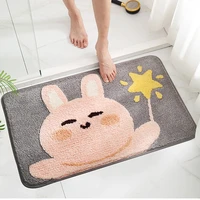 cartoon bath mats rabbit bear animal mat thicken floor mat absorbent non slip entrance door mat hallway bedroom carpet rugs