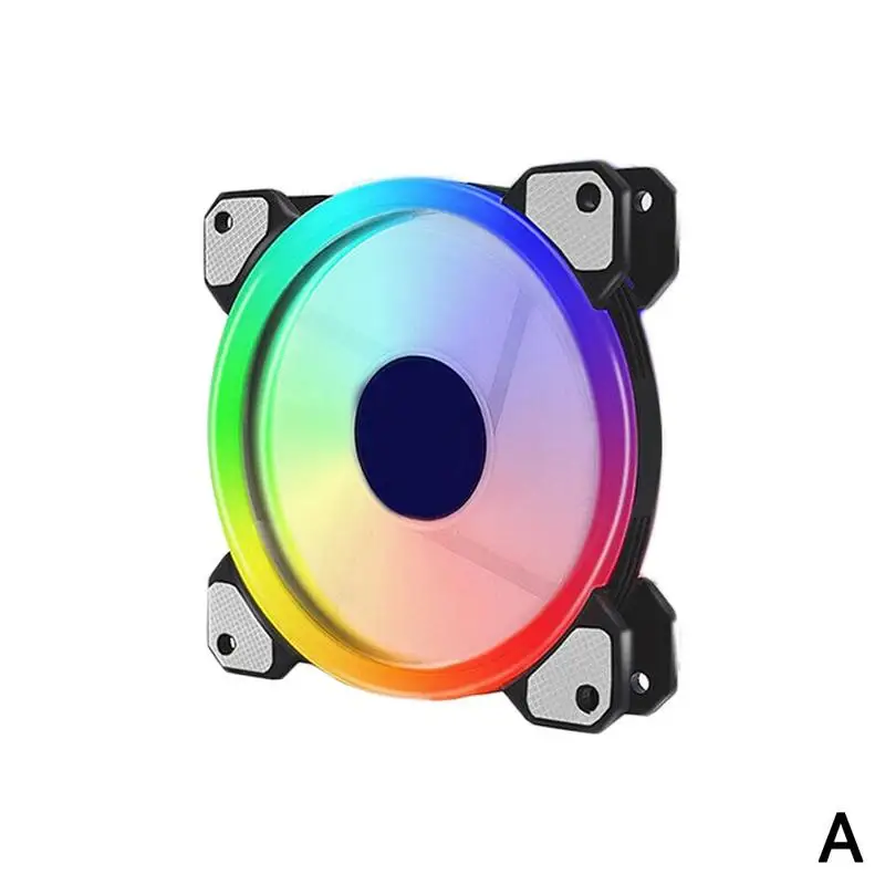 RGB Led вентилятор охлаждения 12 см кулер с пультом дистанционного управления радиатор водяного охлаждения ШИМ тихий вентилятор для ПК компьютера тихий игровой процессор